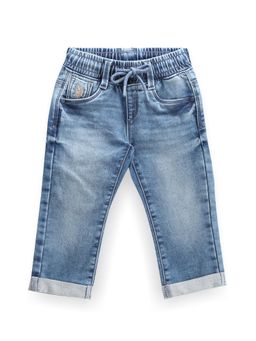 U.S. POLO ASSN. - Boys Drawstring Waist Slim Jeans