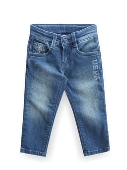 U.S. POLO ASSN. - Boys Slim Fit Stone Wash Jeans