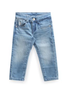 U.S. POLO ASSN. - Boys Slim Fit Stone Wash Jeans