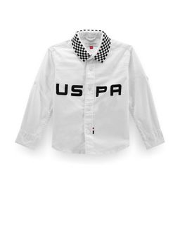U.S. POLO ASSN. - Boys Check Collar Cotton Shirt