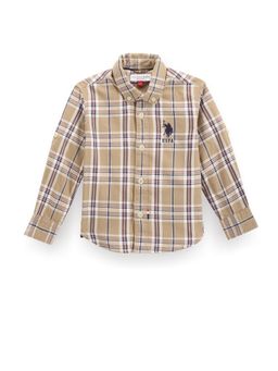 U.S. POLO ASSN. - Boys Tartan Check Cotton Shirt