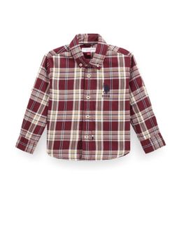 U.S. POLO ASSN. - Boys Tartan Check Cotton Shirt
