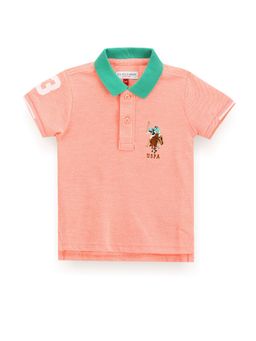 U.S. POLO ASSN. - Boys Solid Cotton Polo T-Shirt