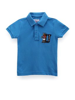 U.S. POLO ASSN. - Boys Embroidered Mascot Polo T-Shirt