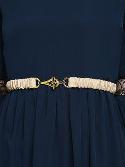 Twenty Dresses by Nykaa Fashion - Beige Solid Dress Belt