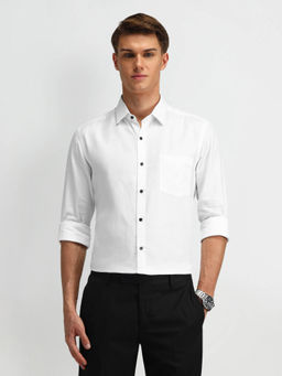Arrow - White Solid Shirt