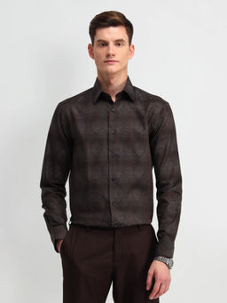 Arrow - Brown Printed Shirt