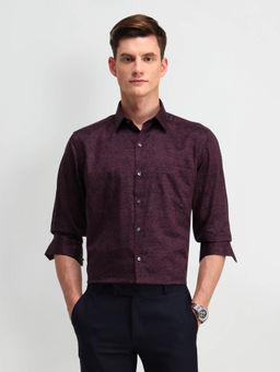 Arrow - Burgundy Floral Shirt