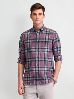 Arrow Sports - Purple Checks Shirt