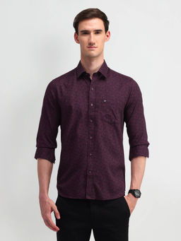 Arrow Sports - Burgundy Floral Shirt