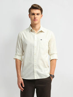 Arrow Sports - Beige Solid Shirt