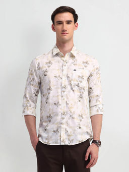 Arrow Sports - Beige Floral Shirt