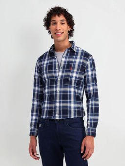 U.S. Polo Assn. Denim Co. - Navy Blue Checks Shirt