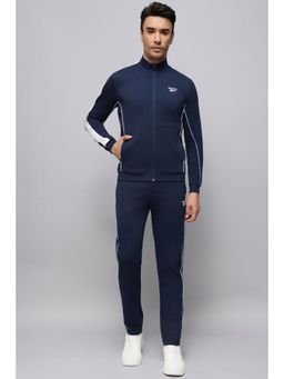 Reebok - Men Navy Blue Jacket and Trackpant
