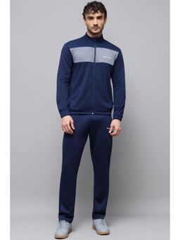 Reebok - Men Navy Blue Jacket and Trackpant