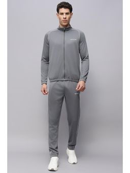 Reebok - Men Grey Jacket and Trackpant