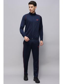 Reebok - Men Navy Blue Jacket and Trackpant