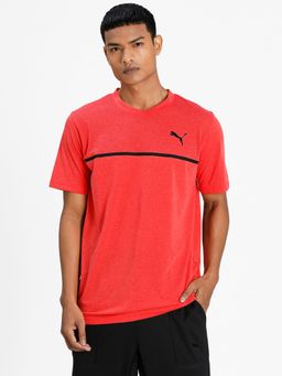 Puma - Bonded Training Men Red T-Shirt
