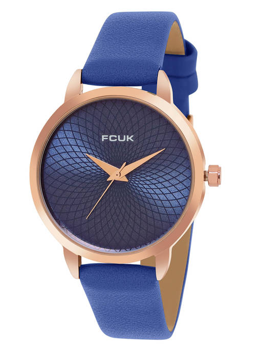 FCUK Navy Blue Dial Analog Watch for Women (FK00023C)