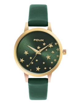 FCUK - Dark Green Dial Analog Watch For Women - FK00024E (M)
