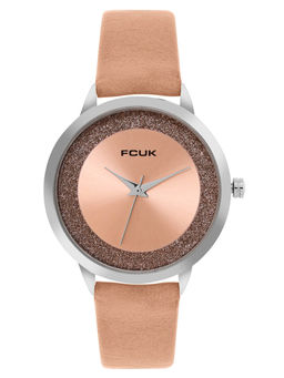 FCUK - Blush Peach Dial Analog Watch For Women - FK00025B (M)