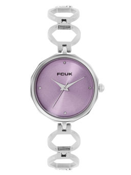 FCUK - Light Purple Dial Analog Watch For Women - FK00027L (M)