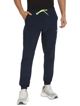 Off Limits - Mens Hooded Regular Fit Navy Blue Joggers