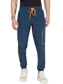 Off Limits - Mens Hooded Regular Fit Blue Joggers