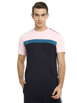 Off Limits - Mens Half Sleeves Navy Blue T-Shirt