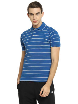 Off Limits - Mens Half Sleeves Blue Polo T-Shirt