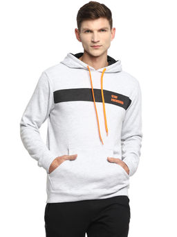 Off Limits - Hooded Regular Fit Grey Sweatshirt