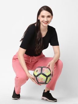 Sweet Dreams - Women Solid Trackpant - Pink