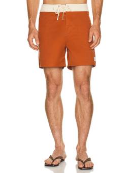 Rhythm - Cotton Blend Men's Drawstring Swimwear Orange