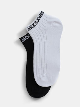 Jack & Jones - Men Solid Multi-Color Ankle Length Socks (Pack of 2)