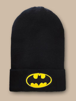 Free Authority - Men Batman Printed Black Beanie