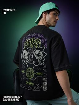 The Souled Store - Official Rick and Morty Existential Crisis Super Oversized T-Shirt