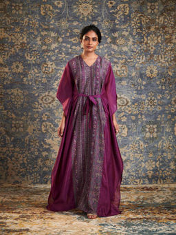 Dressfolk - Purple Organic Cotton Kaftan