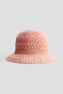 H&M - Girls Orange Straw Hat