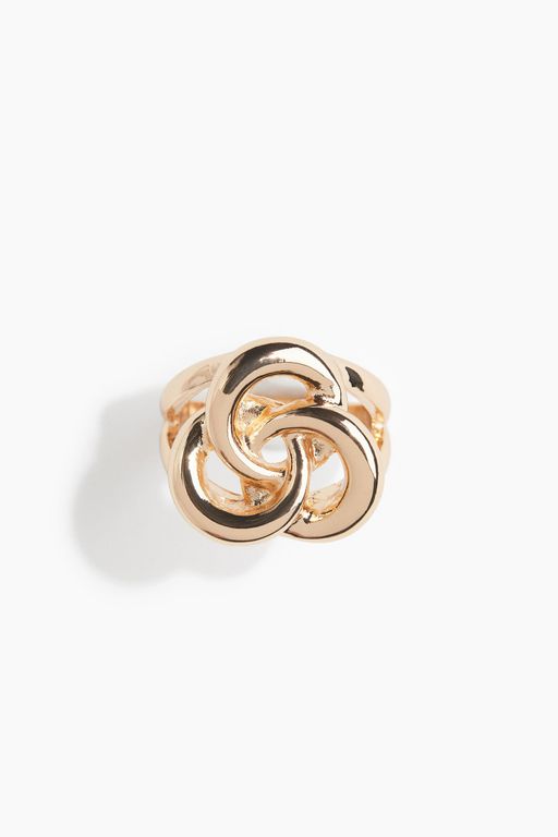 H&M Women Gold Knot-Look Ring