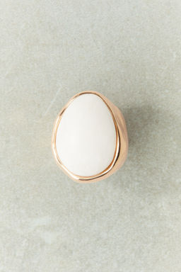 H&M - Women White Asymmetric Ring