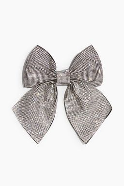 H&M - Women Black Embellished Bow Hair Clip