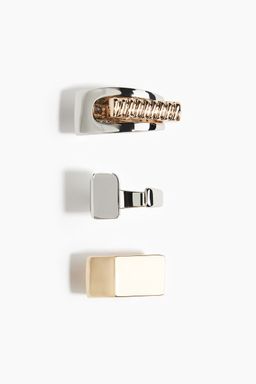 H&M - Women Silver 3-Pack Rings