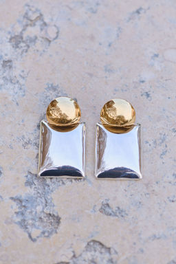 H&M - Women Silver Two-Tone Earrings