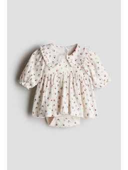 H&M - Girls White Bodysuit Dress