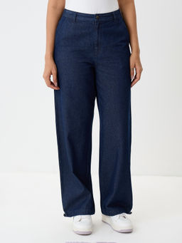 Femmella - Denim Classic Navy Balloon Jeans