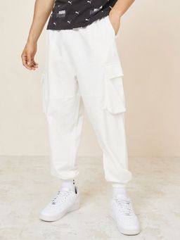 Styli - Oversized Cut and Sew Detail Cargo Joggers