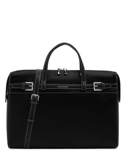 MIRAGGIO - Shalom 14 Inch Laptop Bag With Detachable Strap - Black (L)