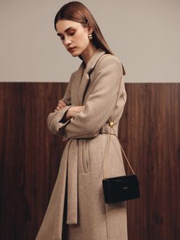 MIRAGGIO - Tilly Clutch With Detachable Strap - Black (M)