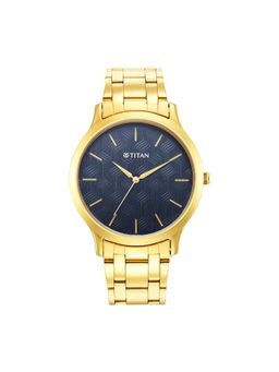 Titan - Karishma Radiance 1825Ym05 Blue Dial Analog Watch for Men