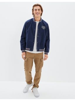 American Eagle - Men Blue Bomber Jacket